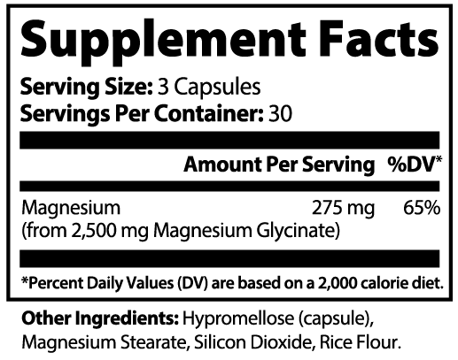 GetMoody Calm & Balance – Magnesium Glycinate Capsules (90 count)